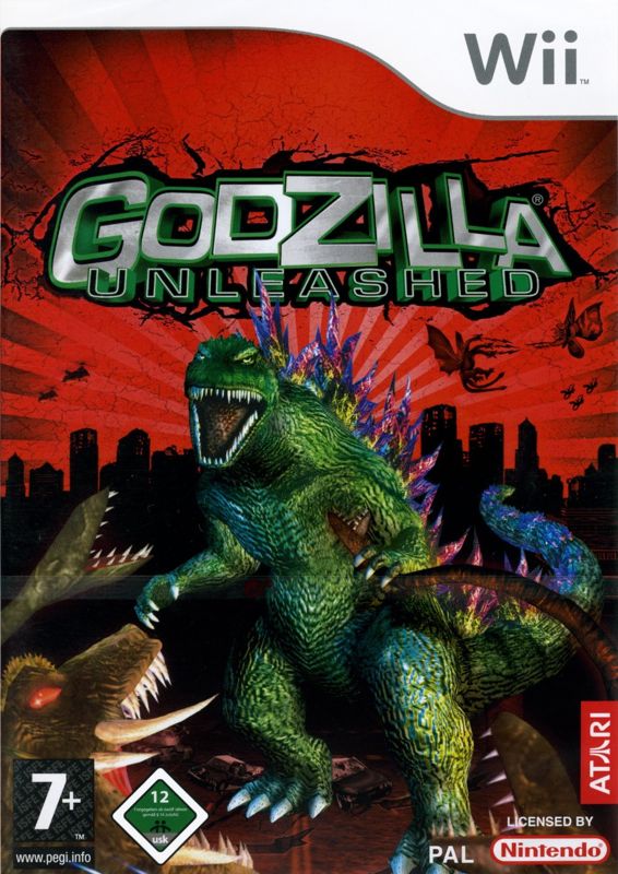 Godzilla Unleashed box art for Wii